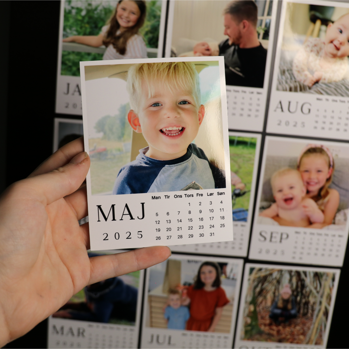 Personlig Magnet Kalender