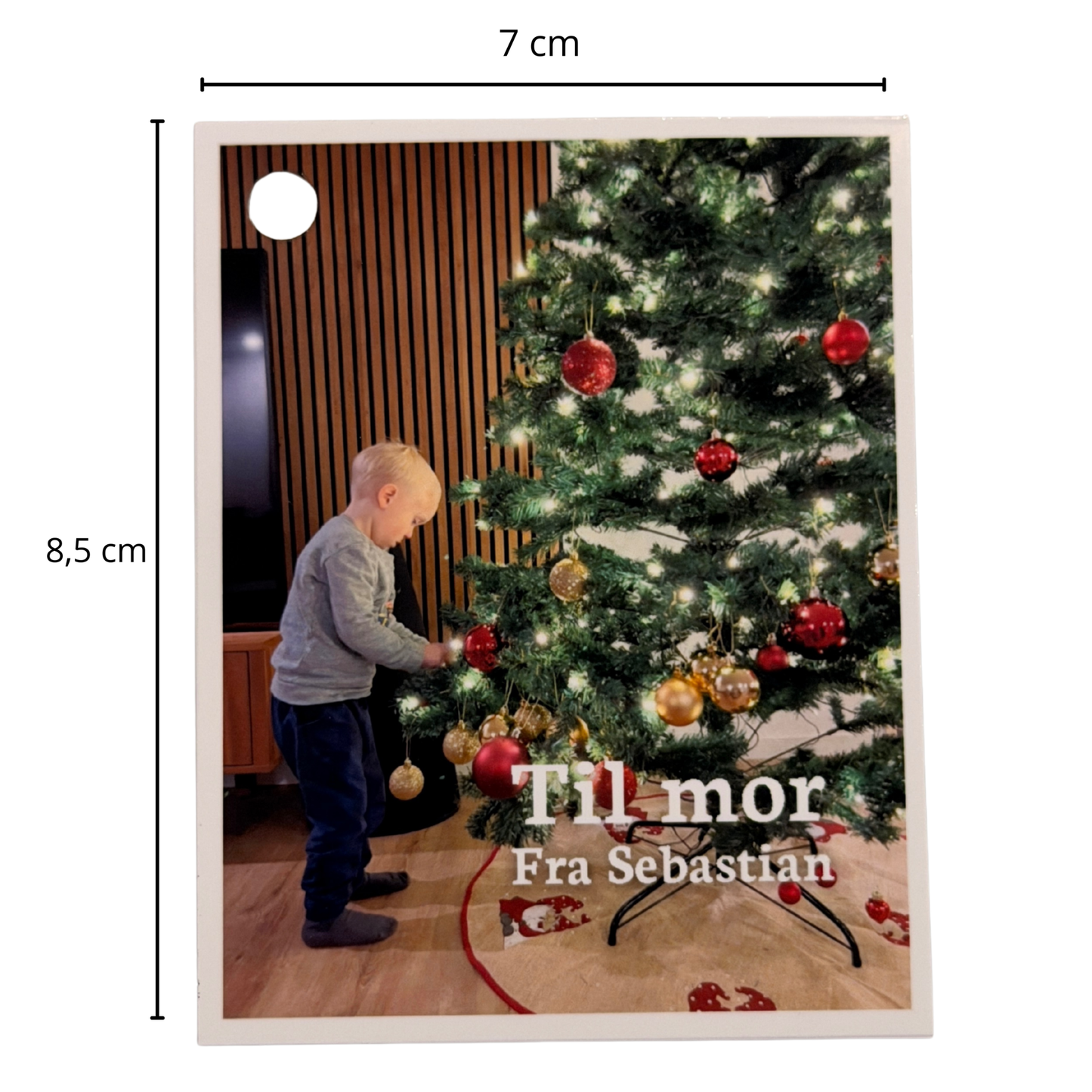 Magnetiske til/fra kort (6 stk)