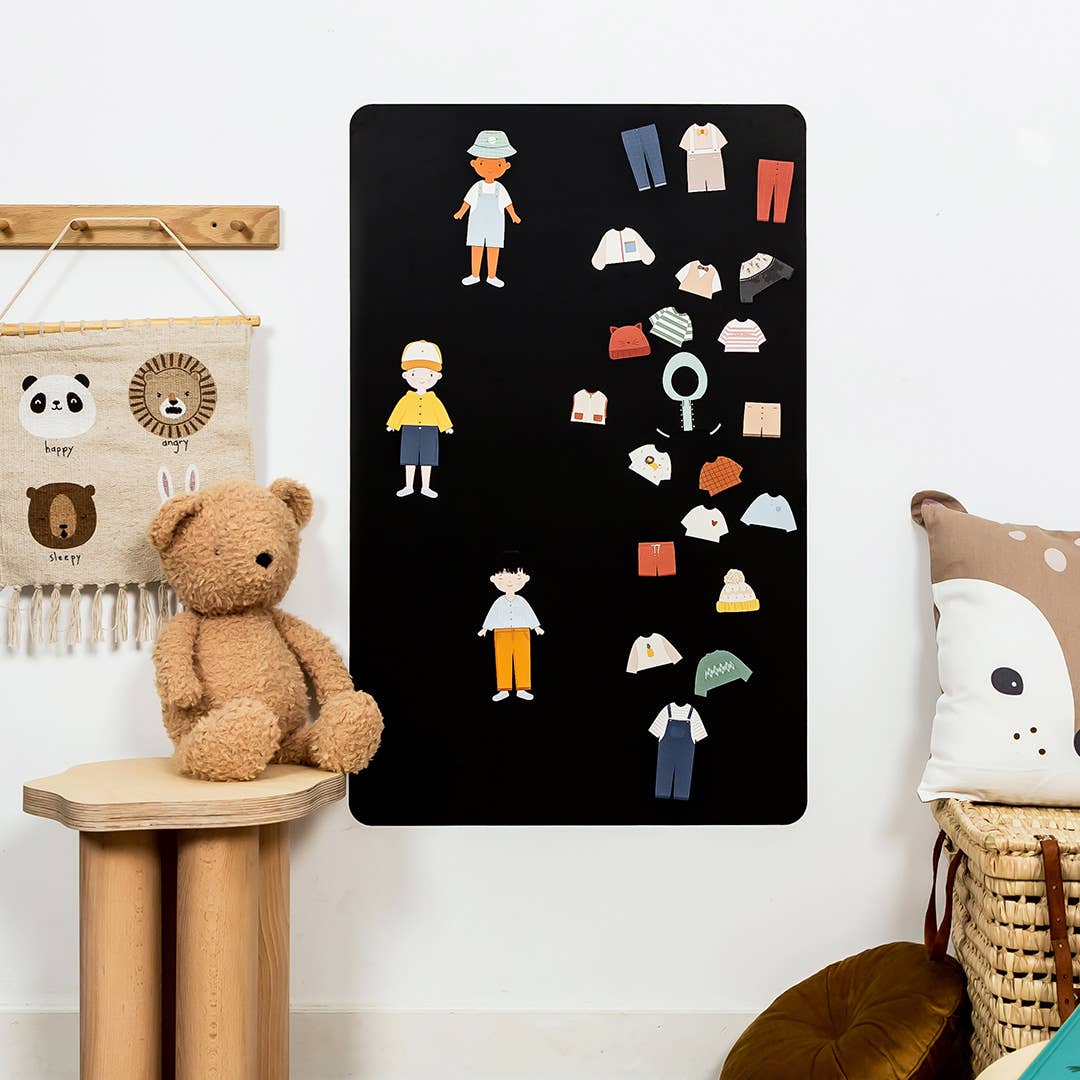 Magnetisk dukke – påklædningsfigur – dreng