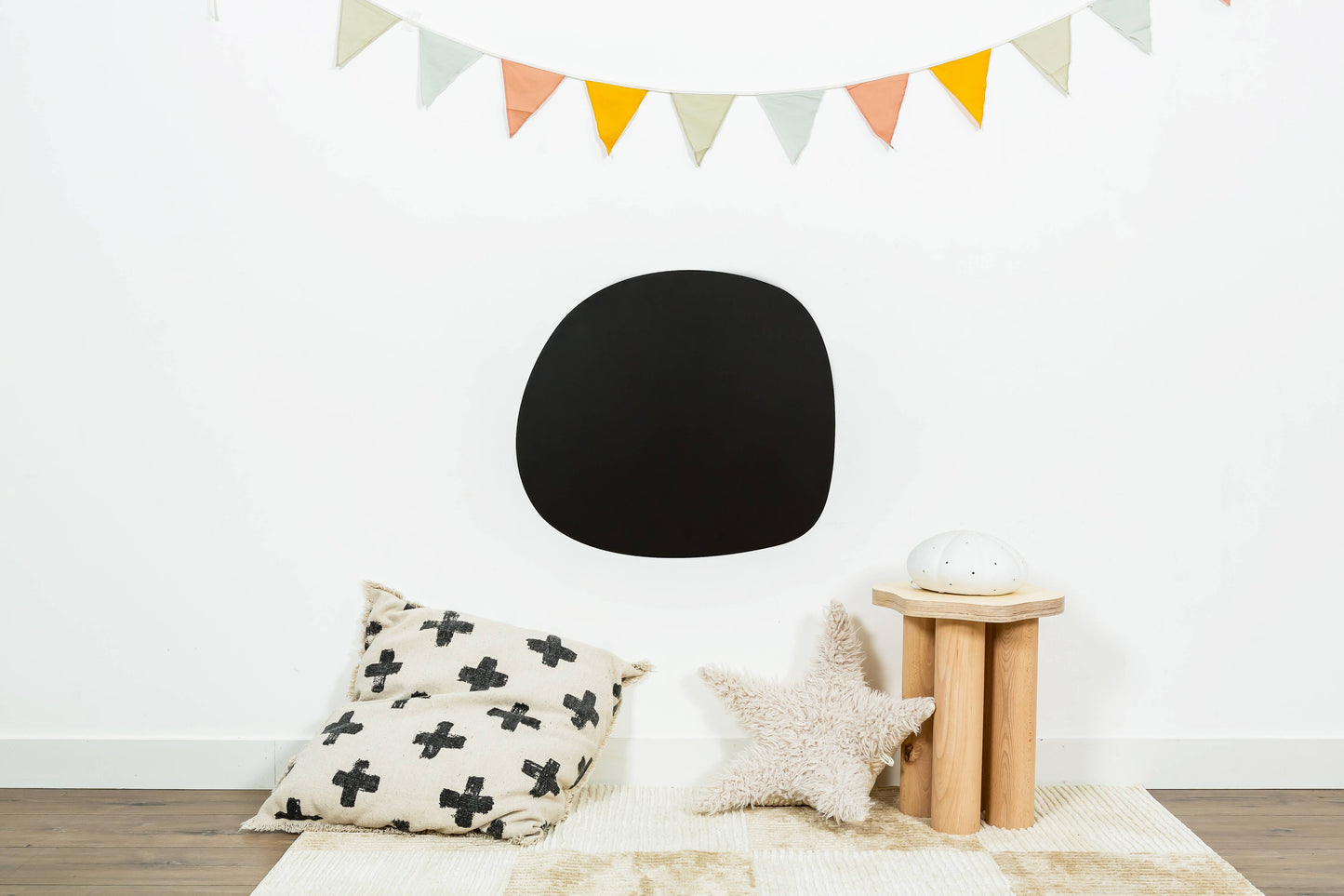 Farverig ovoid magnettavle