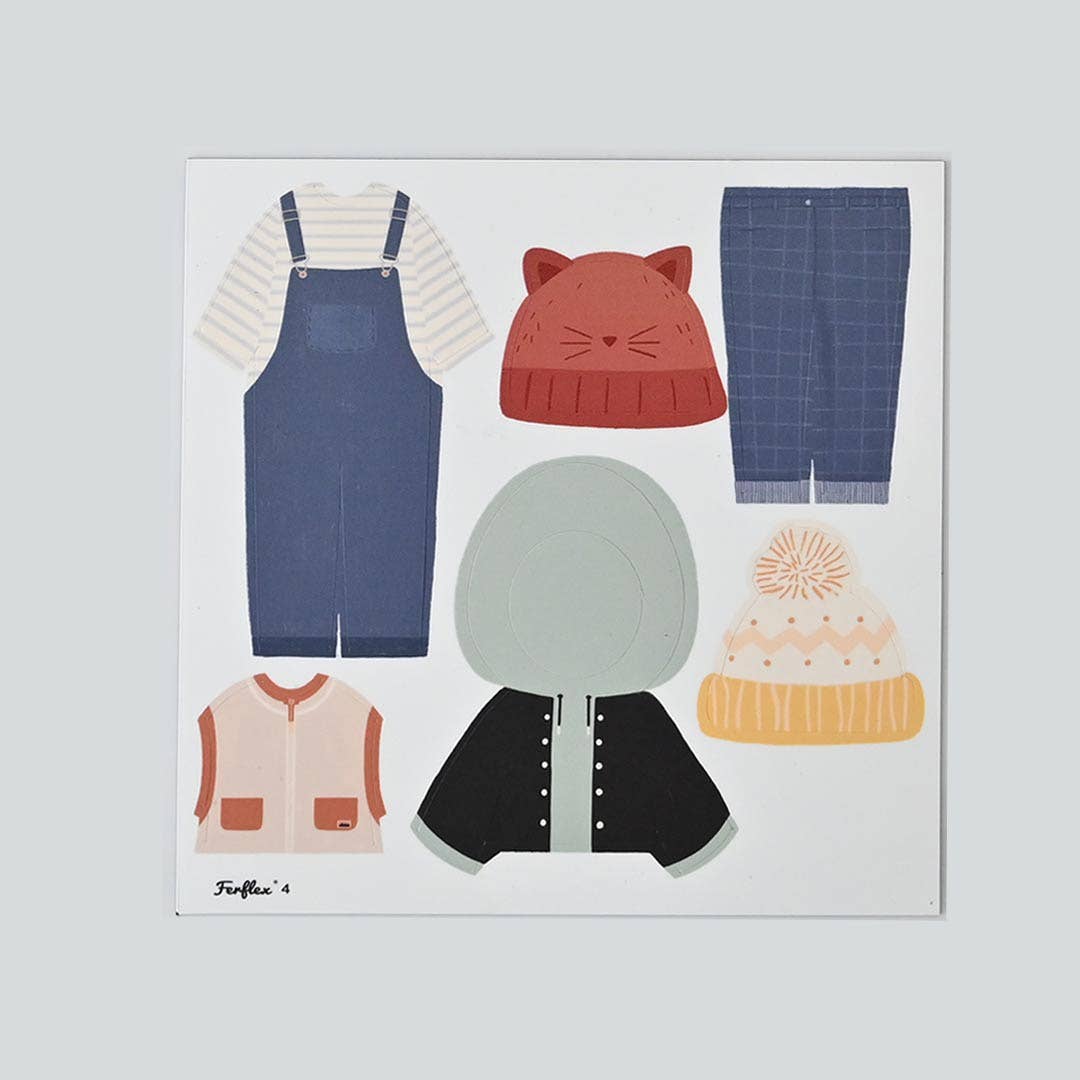 Magnetisk dukke – påklædningsfigur – dreng