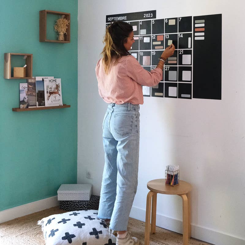 Magnetisk vægkalender – månedsplanlægger