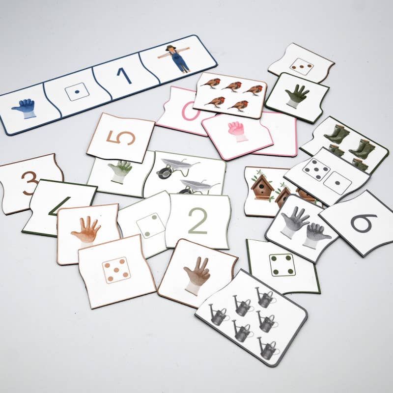 Magnetisk puslespil – Jeg lærer at tælle