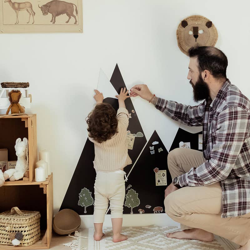 Bjergformet magnettavle