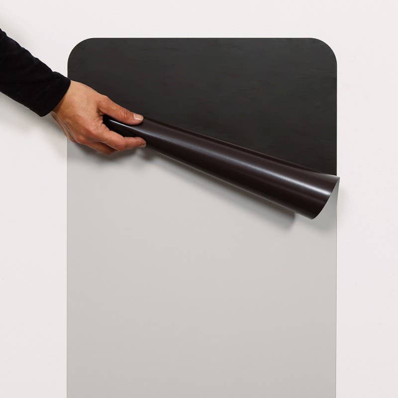 Rektangulær magnettavle – beige/grå