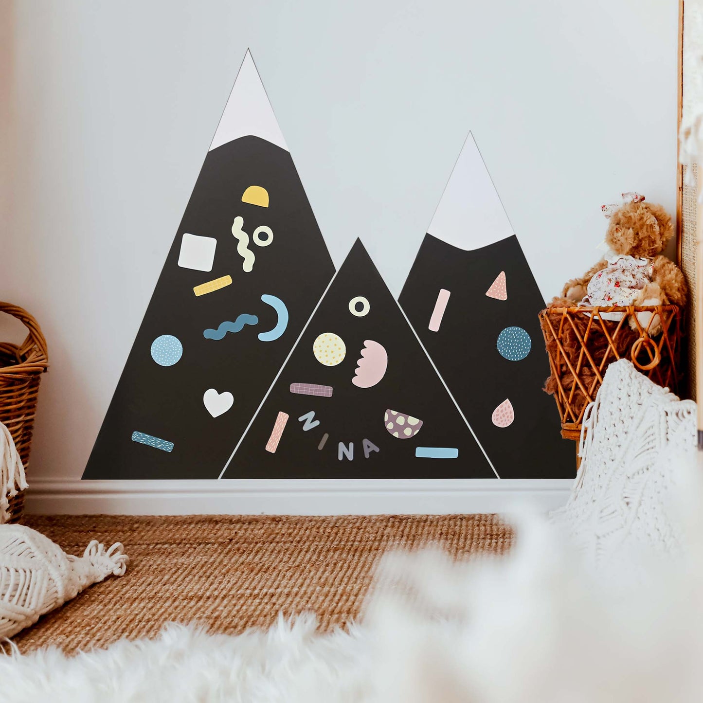 Bjergformet magnettavle