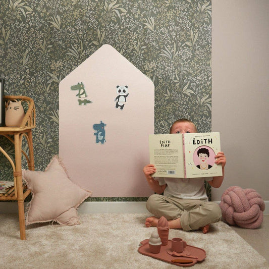 Farverig magnettavle til hjemmet