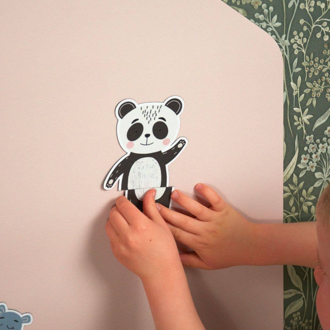 Farverig magnettavle til hjemmet