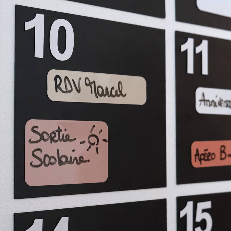 Magnetisk vægkalender – månedsplanlægger