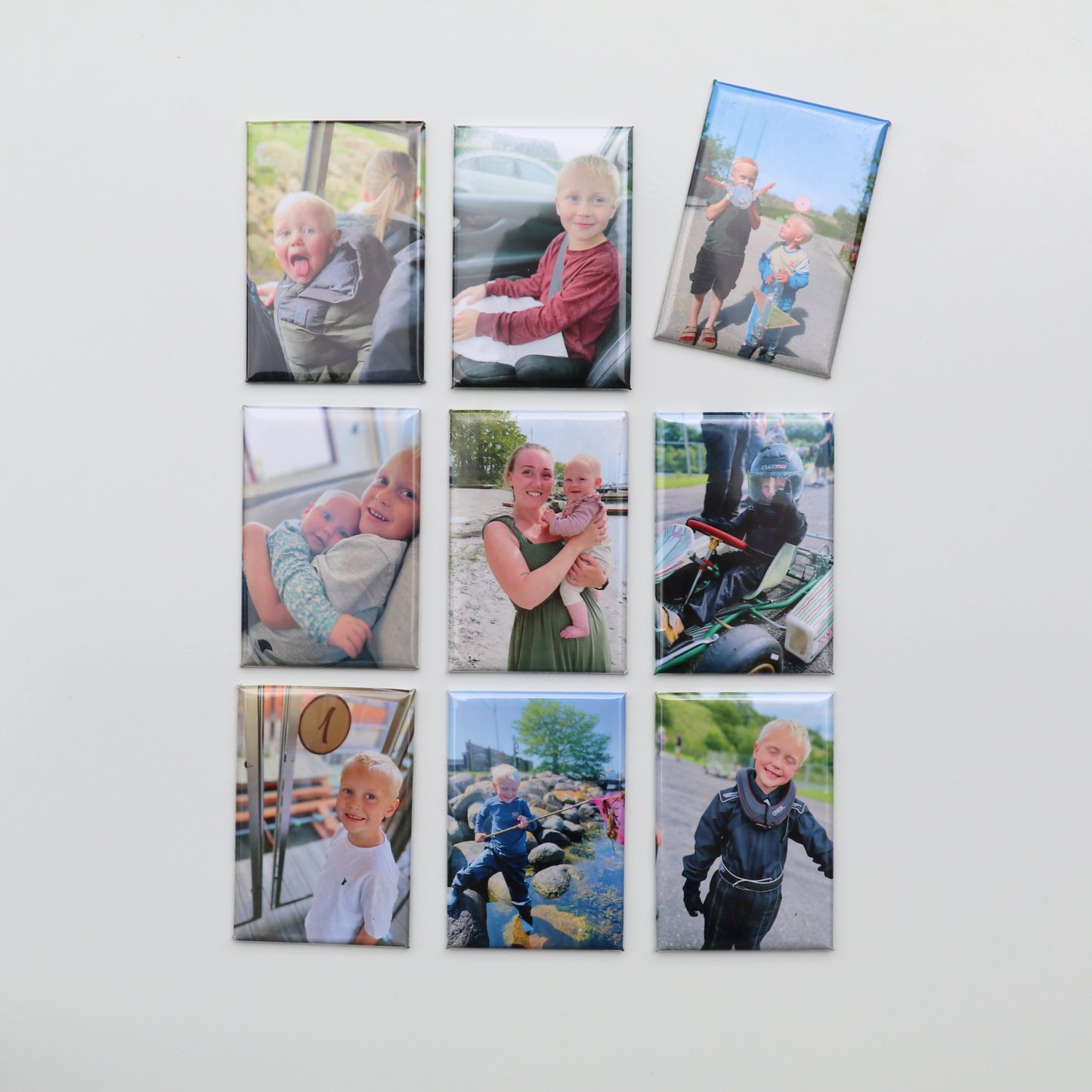 Fotomagneter 5x8 cm 12 stk