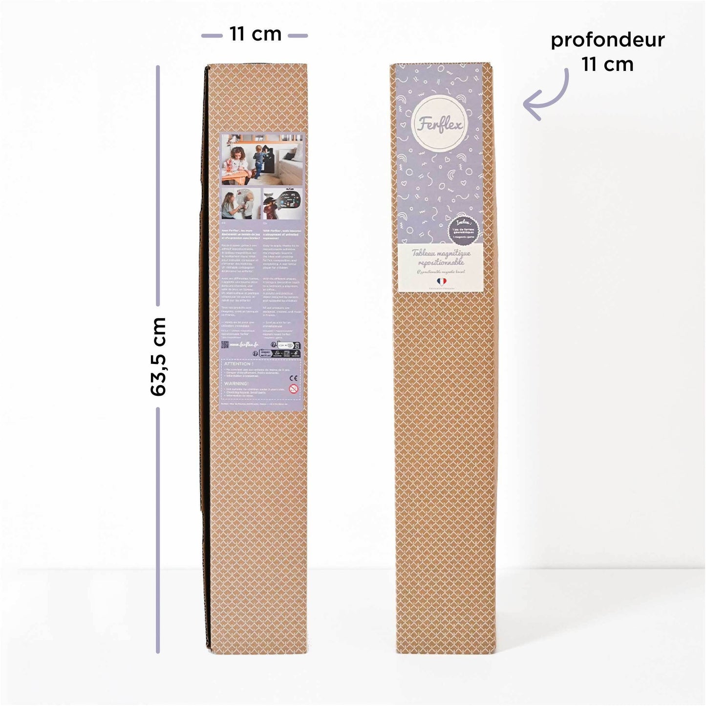 Farverig magnettavle til hjemmet