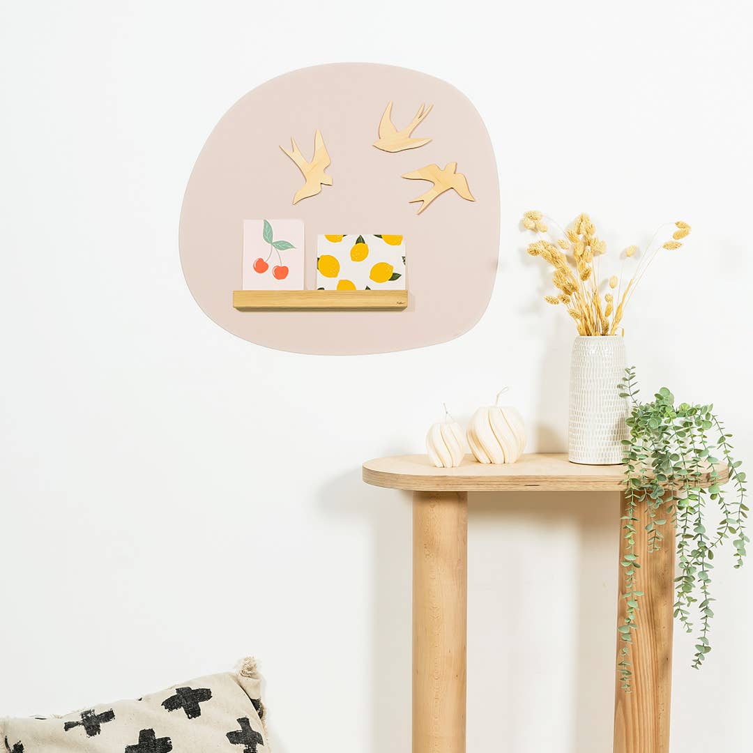 Farverig ovoid magnettavle