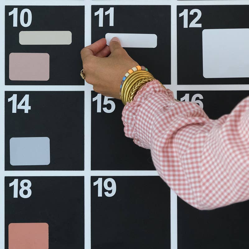 Magnetisk vægkalender – månedsplanlægger