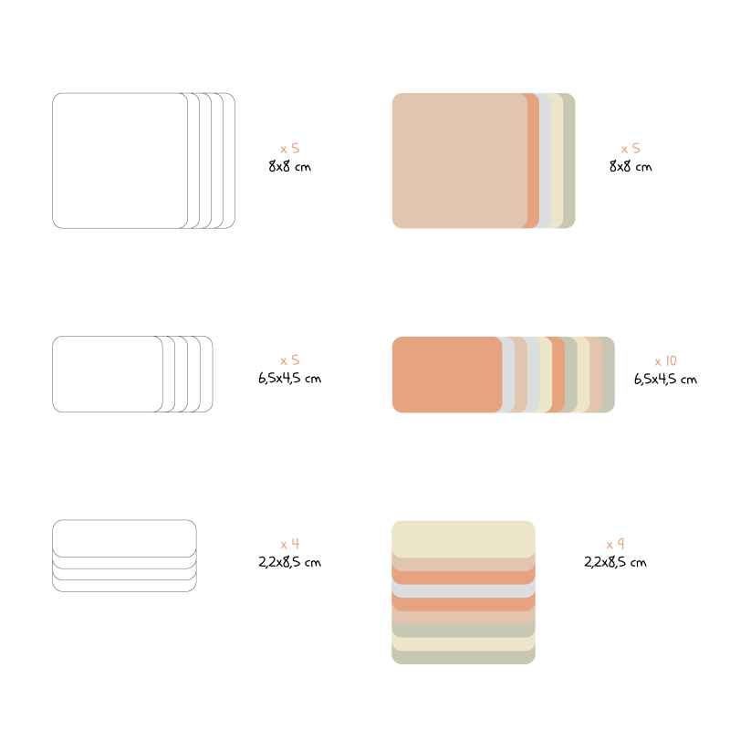 Magnetisk vægkalender – månedsplanlægger