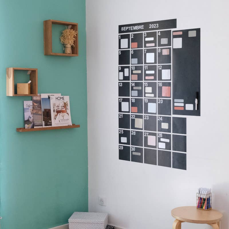 Magnetisk vægkalender – månedsplanlægger